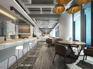 modern office 3D 模型