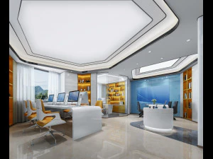 modern office 3D Model
