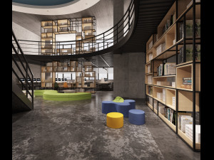 modern office 3D 模型