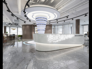 modern office 3D Модель