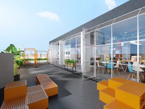 modern office 3D 模型