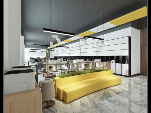 modern office 3D 模型