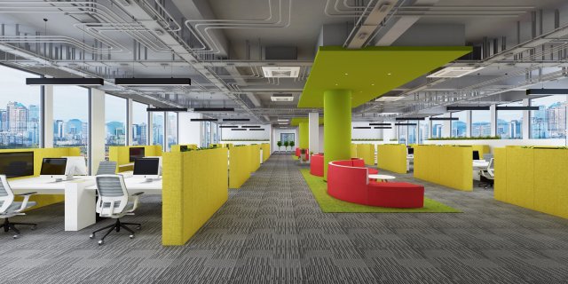 modern office 3D Model .c4d .max .obj .3ds .fbx .stl .blend 