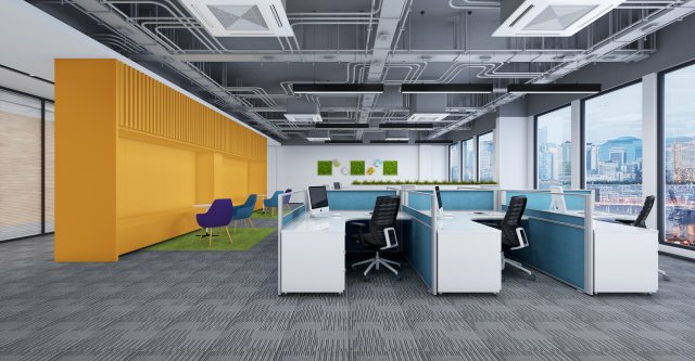 modern office 3D 模型 .c4d .max .obj .3ds .fbx .stl .blend 