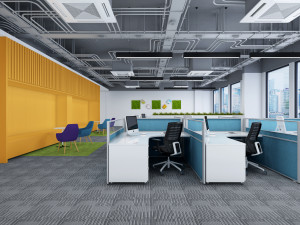 modern office 3D 模型
