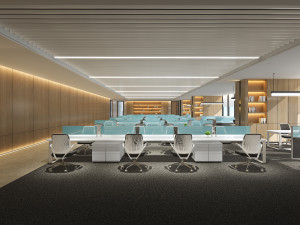 modern office 3D 模型