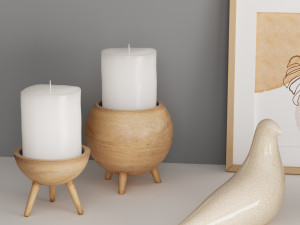 decor set with vifa oslo 3D Модель