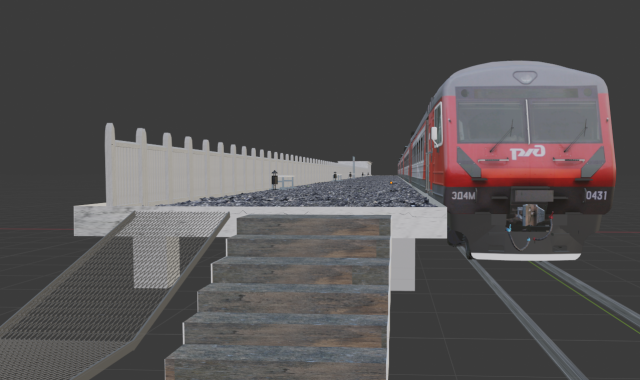 russian station Modèle 3D .c4d .max .obj .3ds .fbx .stl .blend 
