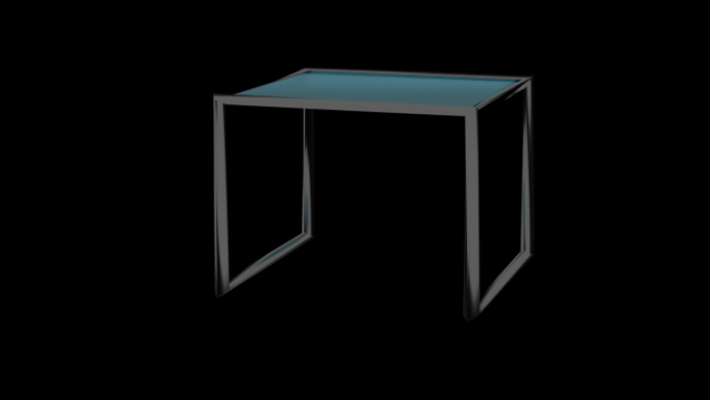 square table 3D 模型 .c4d .max .obj .3ds .fbx .stl .blend 