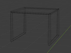 square table 3D Model