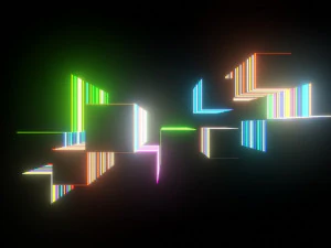 विज्ञान-फाई गगनचुंबी इमारतें 3D मॉडल