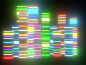 공상 과학 고층 빌딩 3D 모델