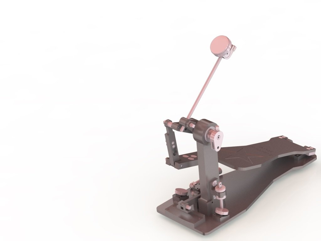 bass drum pedal 3D Модель in Перкуссия 3DExport