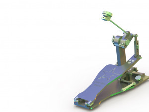 bass drum pedal Modelo 3D