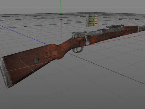 Weapons From PUBG Game Low-poly 3D Model
