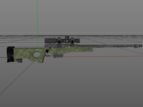 Weapons From PUBG Game Low-poly 3Dモデル