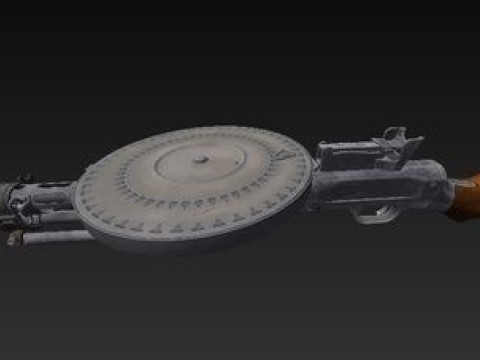 Weapons From PUBG Game Low-poly 3Dモデル