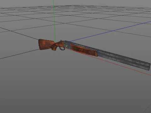 Weapons From PUBG Game Low-poly 3D Model