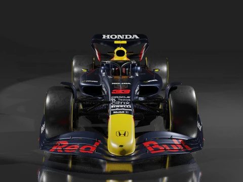 RBl 2022 FORMULA 1 CAR 3D Model