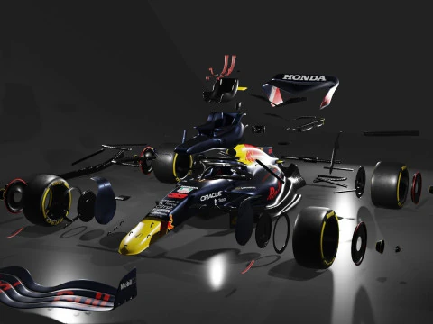 RBl 2022 FORMULA 1 CAR 3D Model