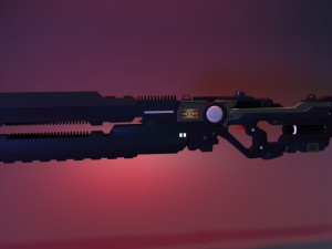 energy gauss rifle 3D Model