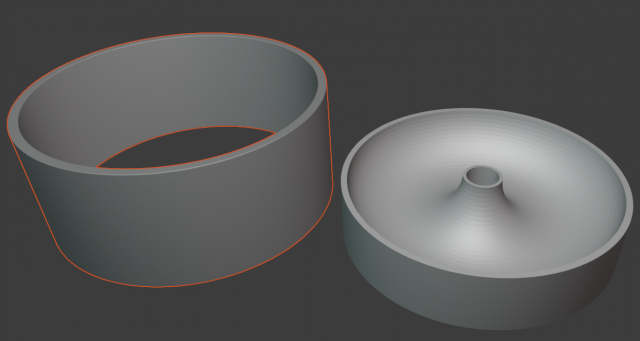 mold doughnut v1 3d print 3D Модель .c4d .max .obj .3ds .fbx .stl .blend 