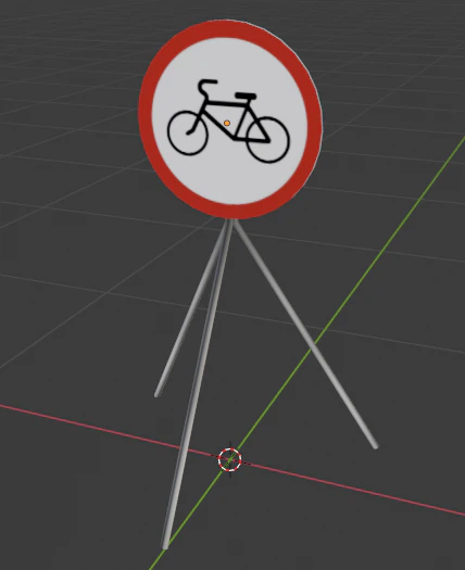 road sign 3D Model .c4d .max .obj .3ds .fbx .stl .blend 