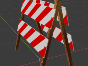 road markings Modelo 3D