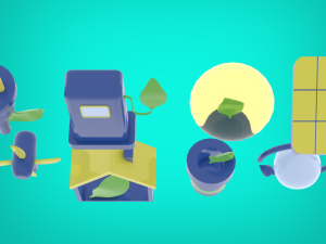 icon ecology 3D 모델