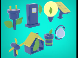 icon ecology 3D Model