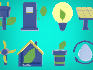 icon ecology 3D 모델