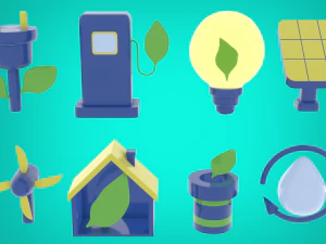 icon ecology 3D Model