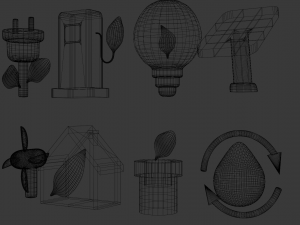 icon ecology 3D 모델