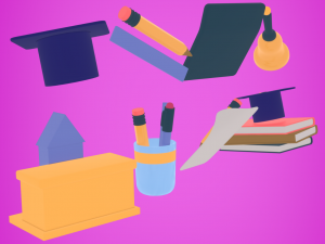 schol icons 3D Model
