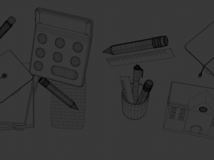 schol icons 3D Model
