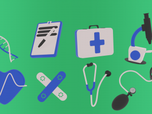 medicine icons Modelo 3D