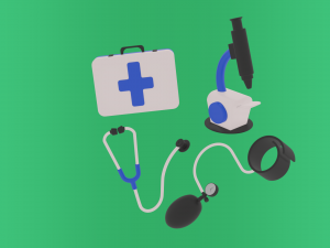 medicine icons 3D मॉडल