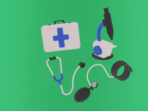 medicine icons 3D Model