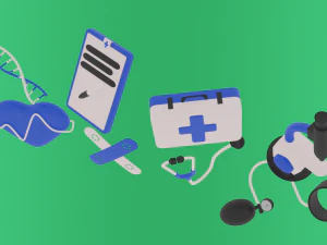 medicine icons 3D Model