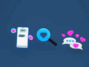 dating icons 3D Model