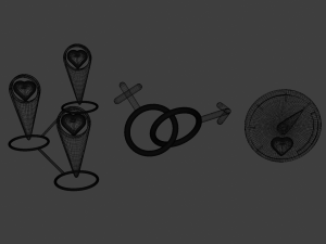 dating icons 3Dモデル