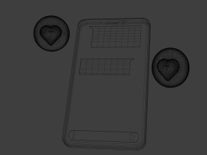 dating icons 3Dモデル