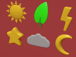 icons 3D-Modell