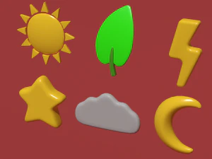 icons 3D Model