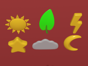 icons 3D-Modell