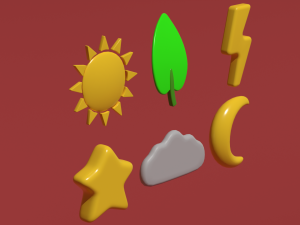icons 3D-Modell