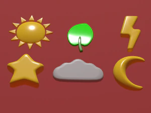 icons 3D Model