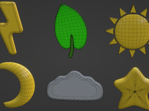 icons 3D-Modell