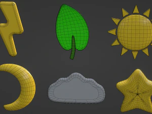 icons 3D Model