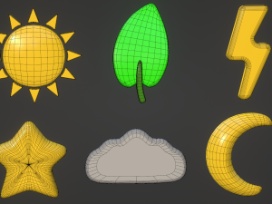 icons 3D-Modell